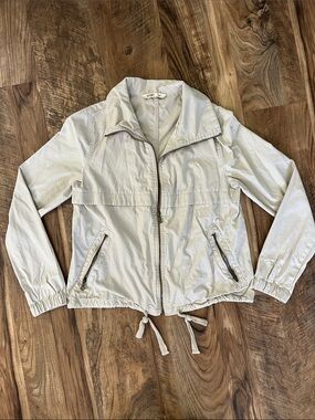 Old Navy Light Cream Utility Windbreaker Jacket